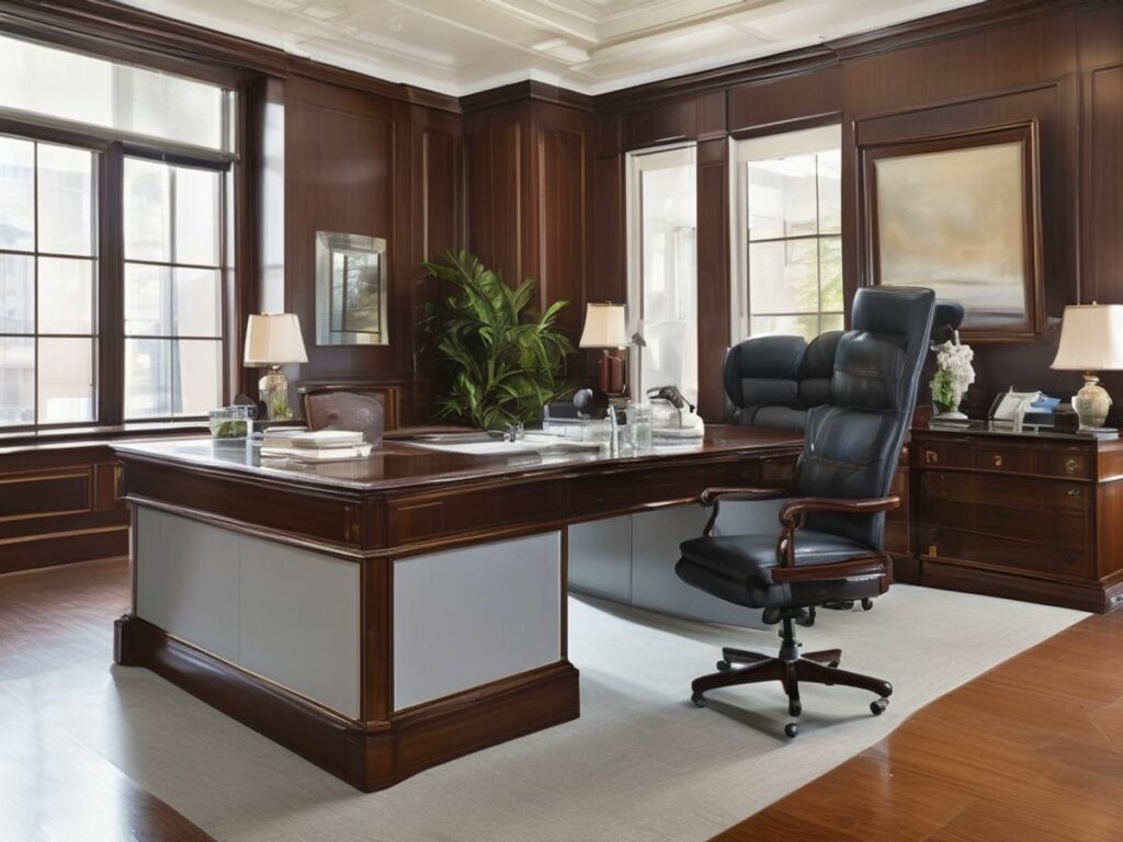 business executive resigning office