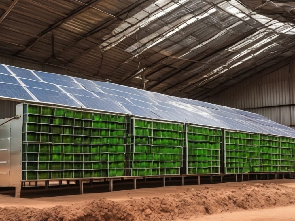 Bitcoin mining operation in Kenya with green energy elements