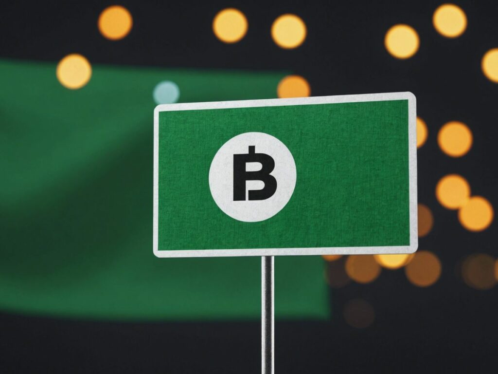Nigerian flag with 'restricted' sign over Binance and Coinbase logos, symbolizing website access restrictions.